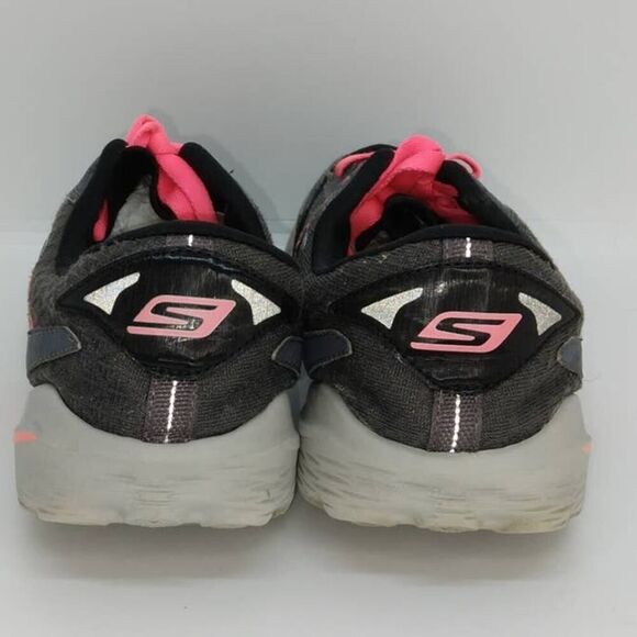 Skechers GoRun 3 Women's Pre-owned M-Strike Gray Running Sneakers - sz. 9 - Picture 4 of 6